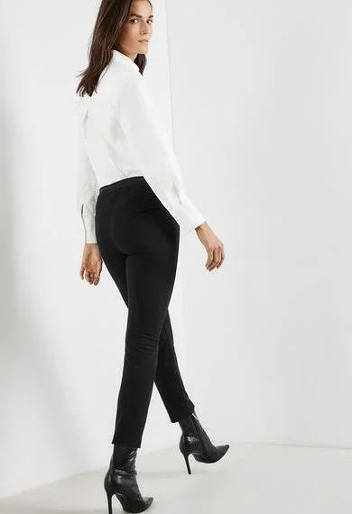 Slim Fit Cropped Trousers