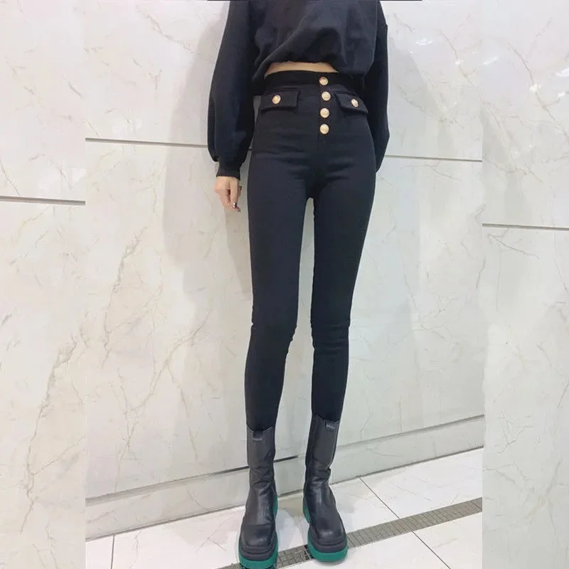 Amy Fashion - Slim Skinny Pencil Jeans