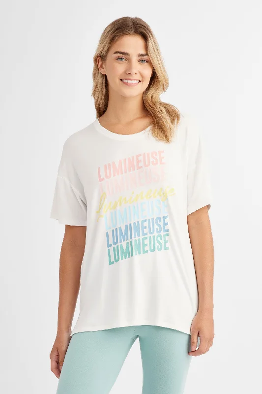 T-shirt pyjama ample - Femme