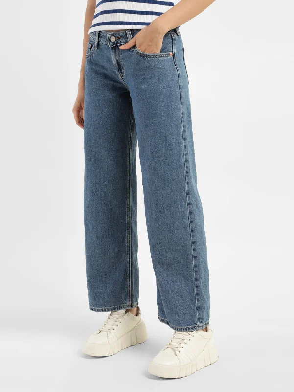 Women's High Rise Loose Fit Jeans