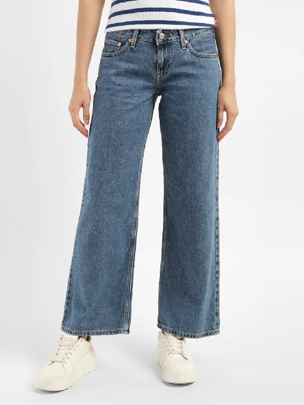 Women's High Rise Loose Fit Jeans