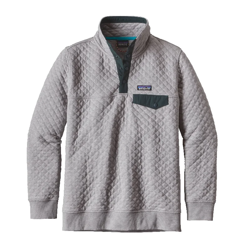 Women's Organic Cotton Quilt Snap-T® Pullover