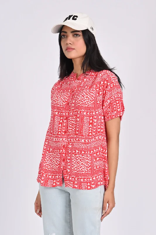 PRINTED BLOUSE