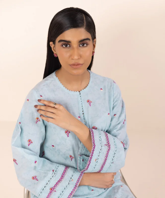 Embroidered Cotton Jacquard Shirt