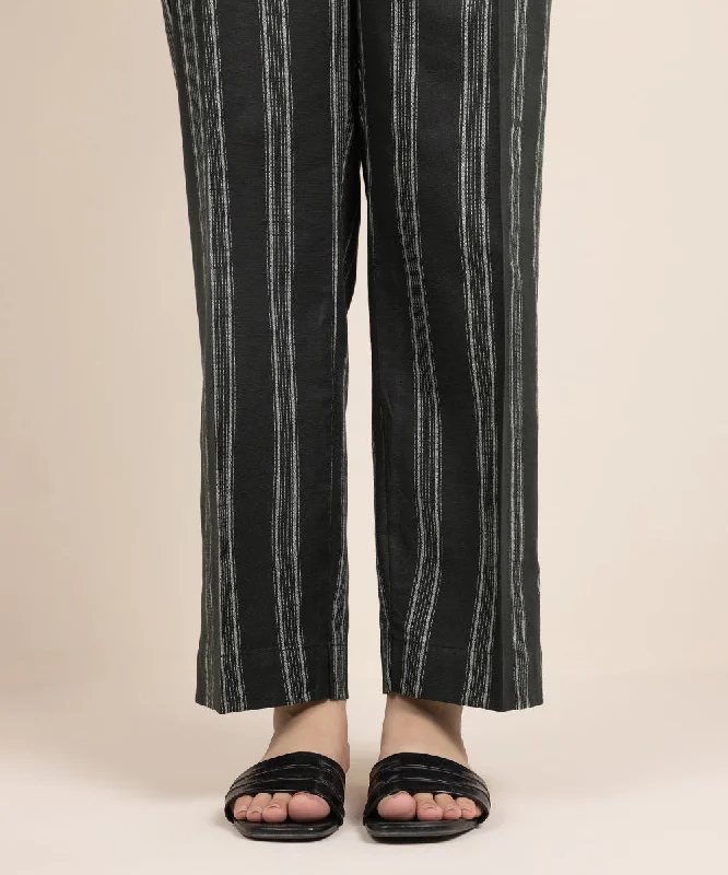 Yarn Dyed Straight Pants