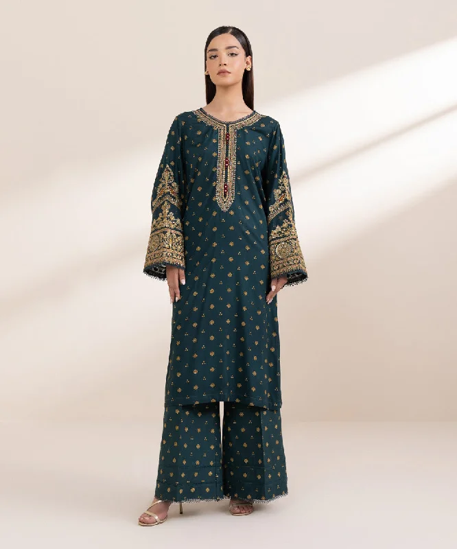 Embroidered Arabic Lawn Shirt