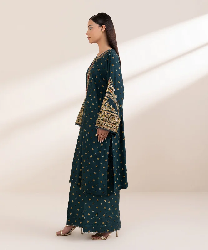 Embroidered Arabic Lawn Shirt