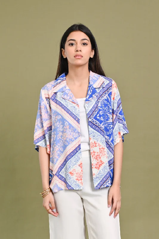 PRINTED OVERSIZE SHIRT