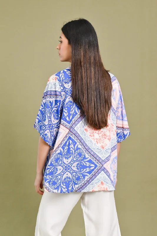 PRINTED OVERSIZE SHIRT