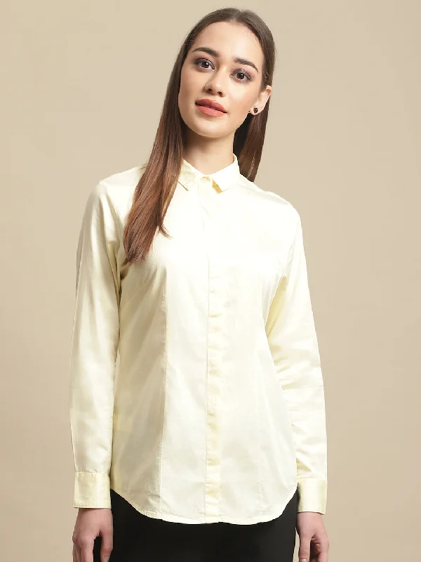 Cantabil Women Lemon Shirt