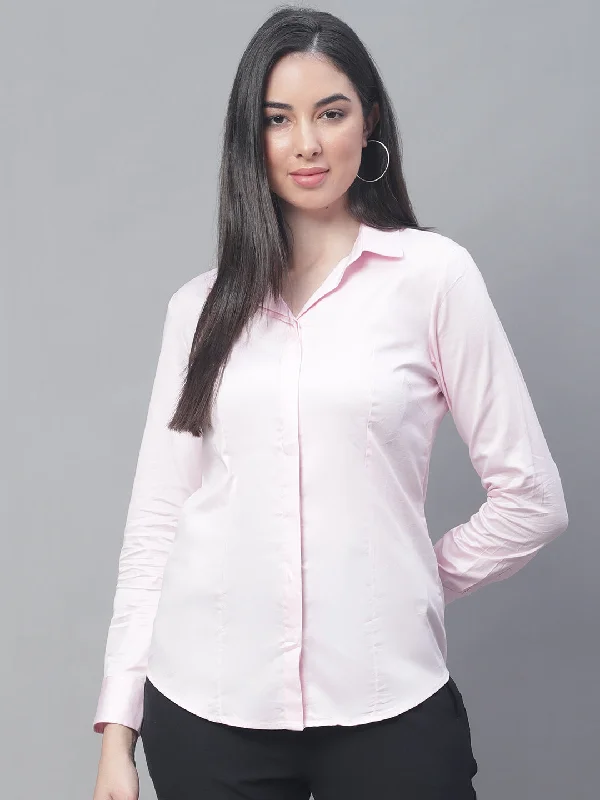 Cantabil Women Pink Shirt