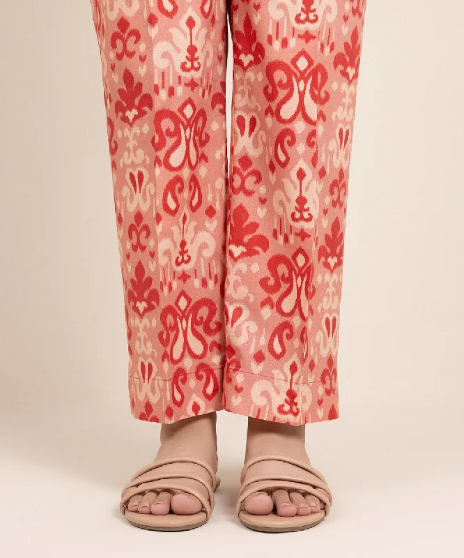 Printed Cotton Viscose Pants