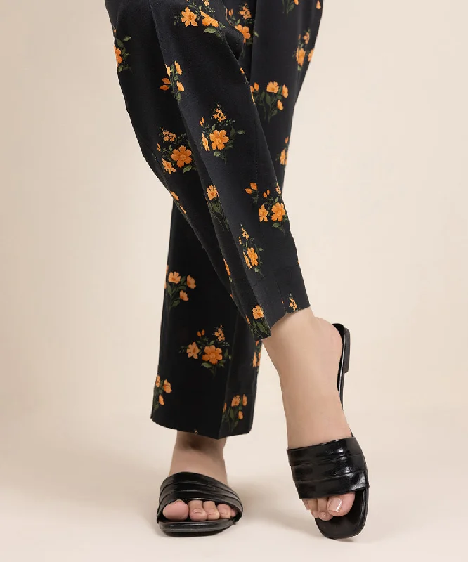 Printed Cotton Viscose Pants