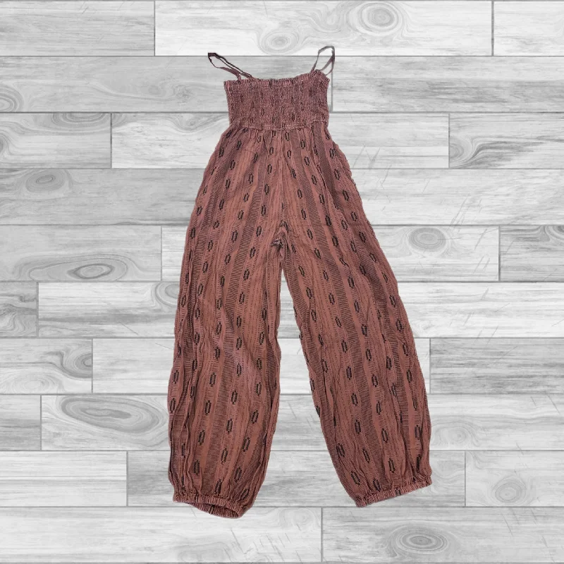 Brown Jumpsuit Anthropologie, Size Xs