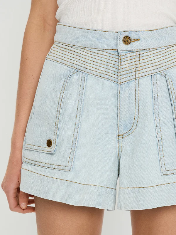 Celene Denim Short - Pale Blue