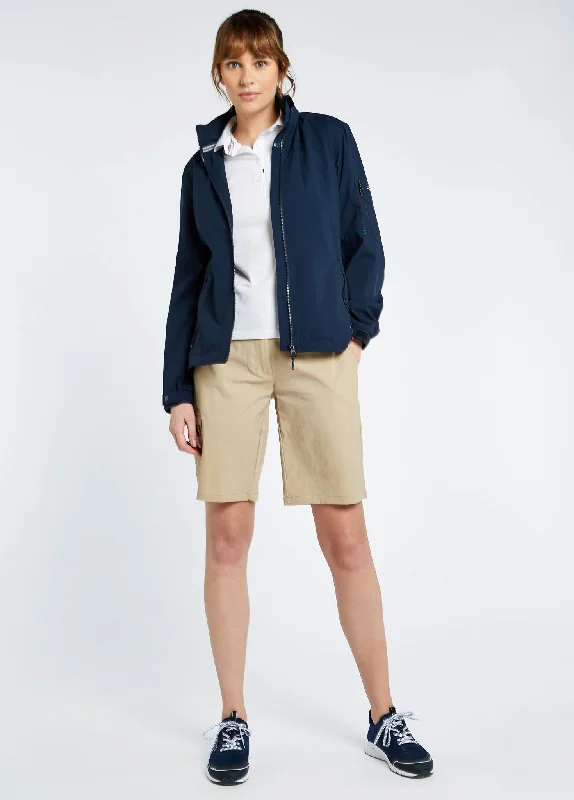 Livorno Women's Fleece-lined Crew Jacket - Navy