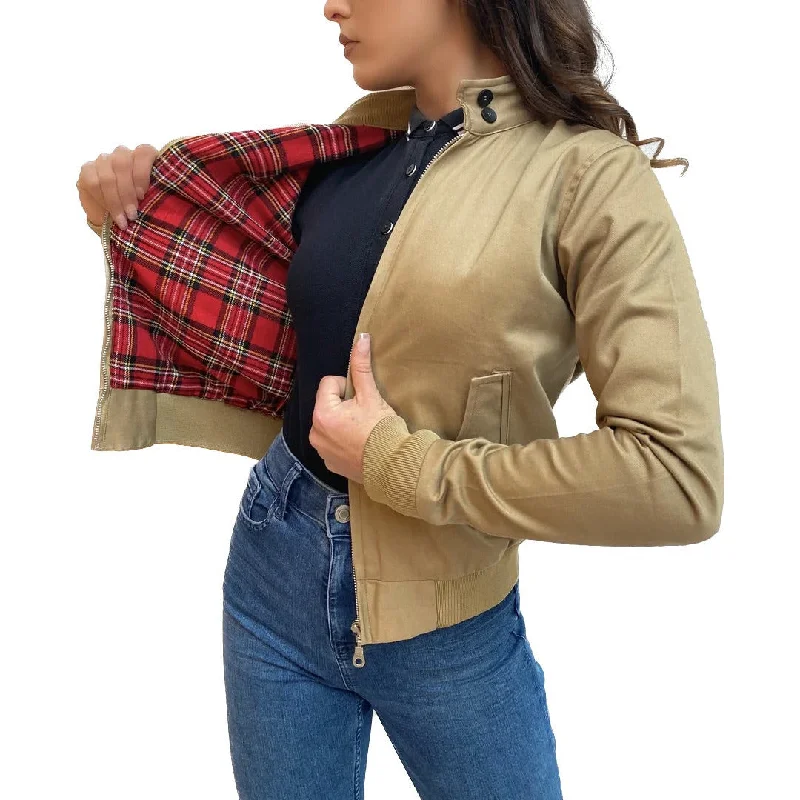 Modfather Clothing - Women's Stone - Harrington jacket