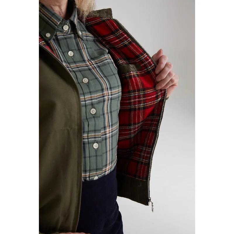 Modfather Clothing - Women's Forest Green - Harrington Jacket