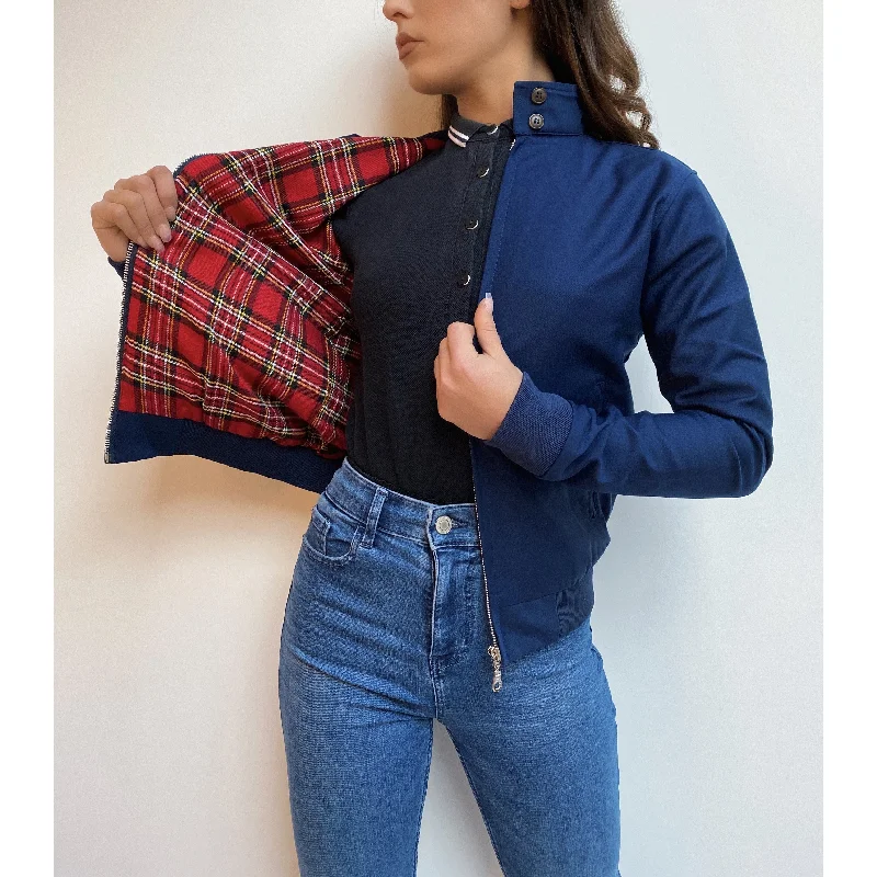 Modfather Clothing - Women's Dark Navy - Harrington Jacket