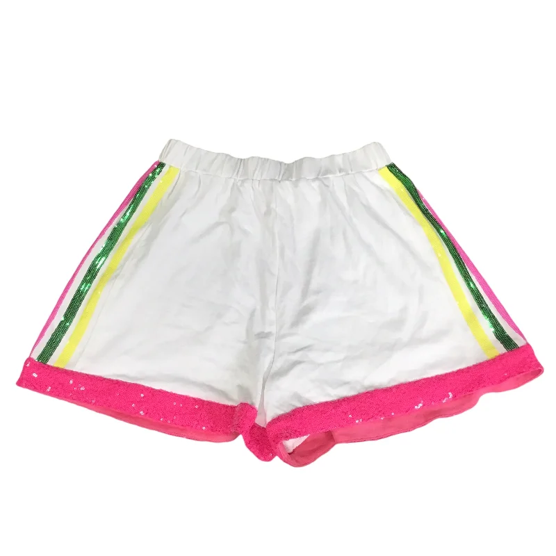 Shorts By Fantastic Fawn In Pink & White, Size: S