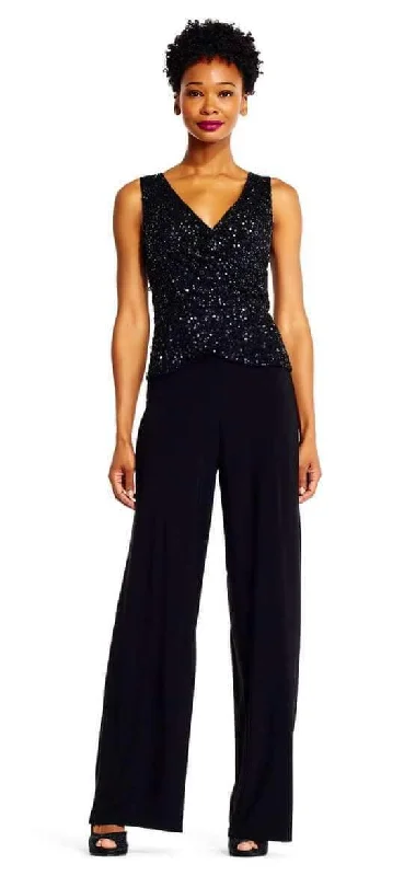 women's prom dressesAdrianna Papell AP1E201490 Sleeveless Formal Pant Suit