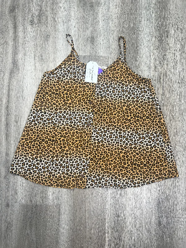 Empire DressAnimal Print Blouse Sleeveless E. Luna, Size S