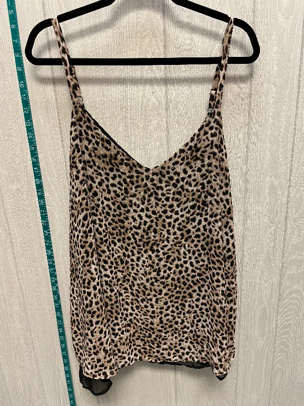 Flutter-Sleeve DressAnimal Print Blouse Sleeveless Torrid, Size 2x