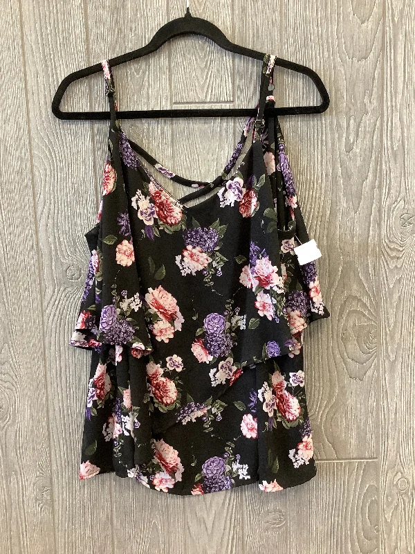 Wrap DressBlack Blouse Sleeveless Torrid, Size 2x