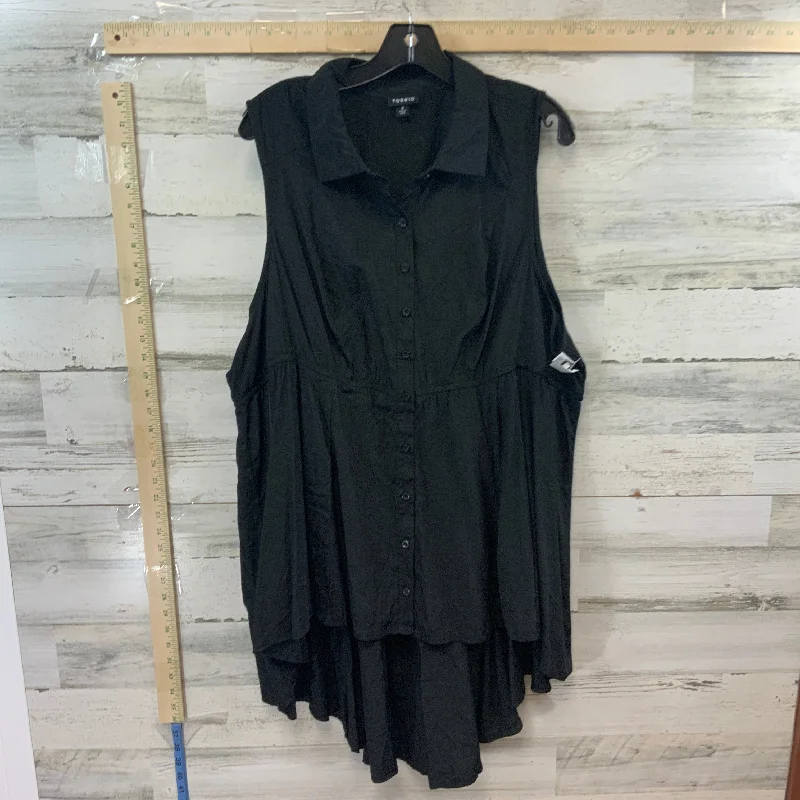 Fit-And-Flare DressBlack Blouse Sleeveless Torrid, Size 3x