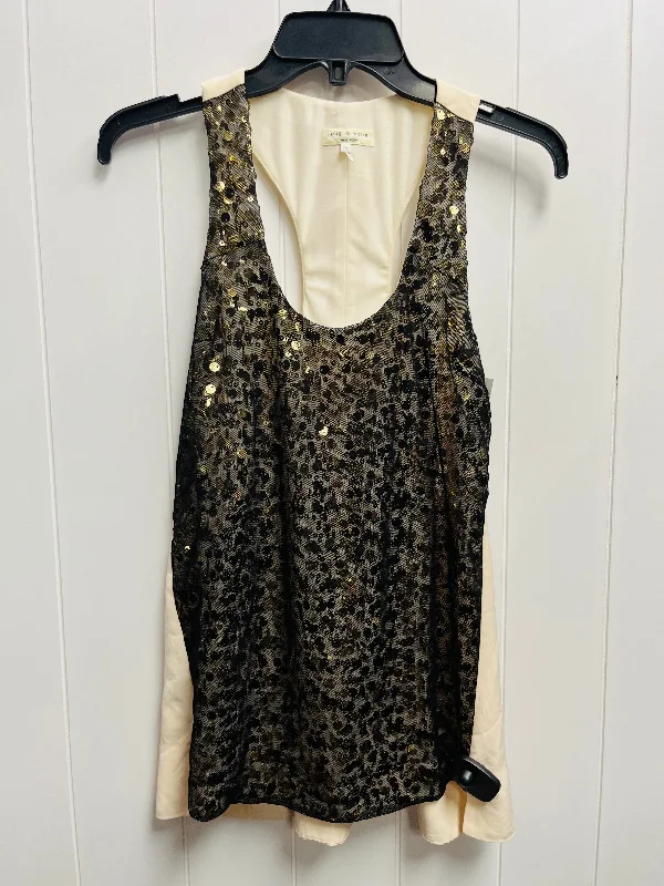 Embellished DressBlouse Sleeveless By Rag And Bone In Gold, Size: S