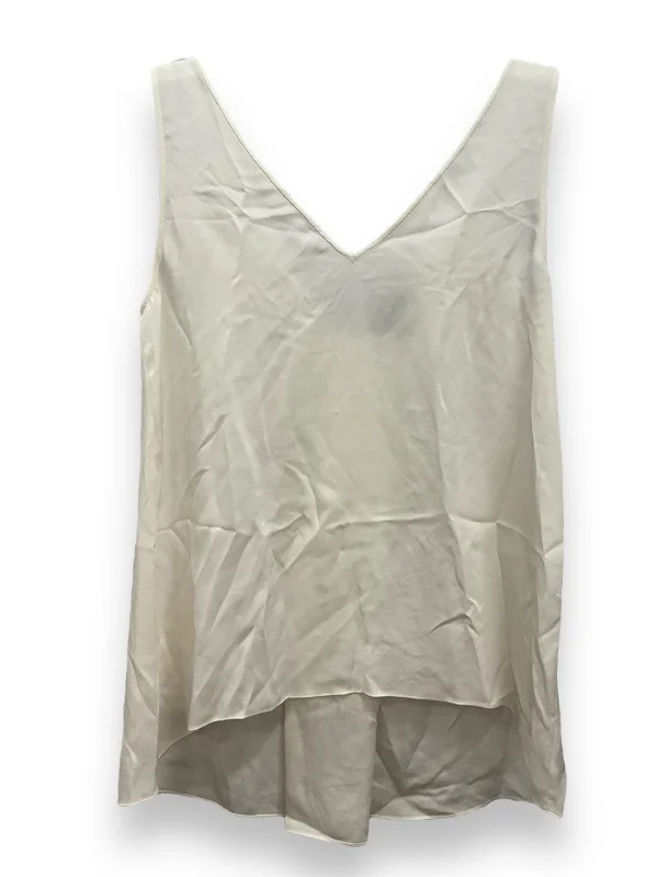 women's long-sleeved dressesCream Blouse Sleeveless Theory, Size M