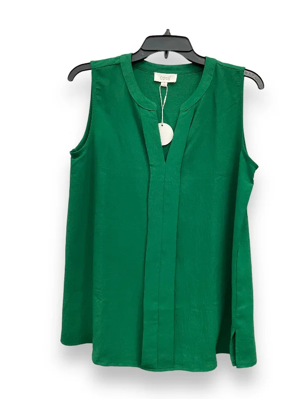 Cut-Out DressGreen Blouse Sleeveless Oddi, Size S