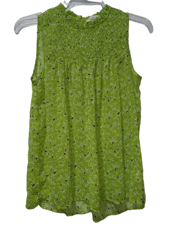 women's glam dressesGreen Blouse Sleeveless Rachel Zoe, Size S