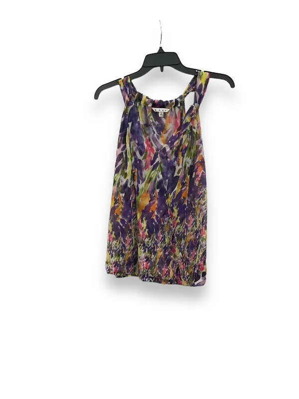 Asymmetric DressMulti-colored Blouse Sleeveless Cabi, Size S