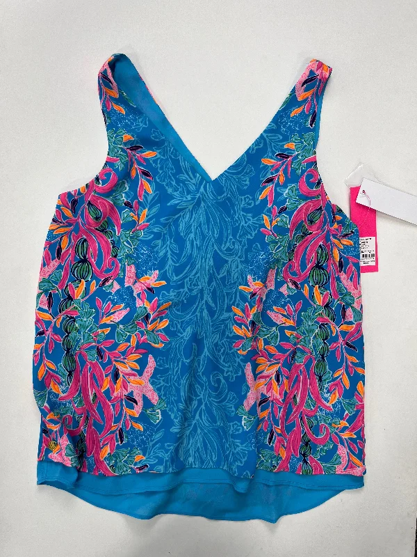 Casual DressMulti-colored Blouse Sleeveless Lilly Pulitzer NWT, Size Xs