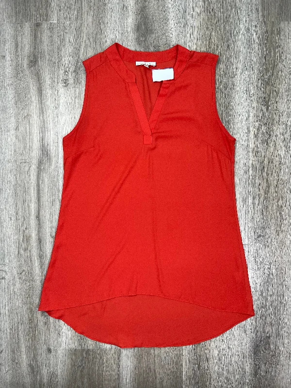 women's versatile dressesOrange Blouse Sleeveless Moa Moa, Size L