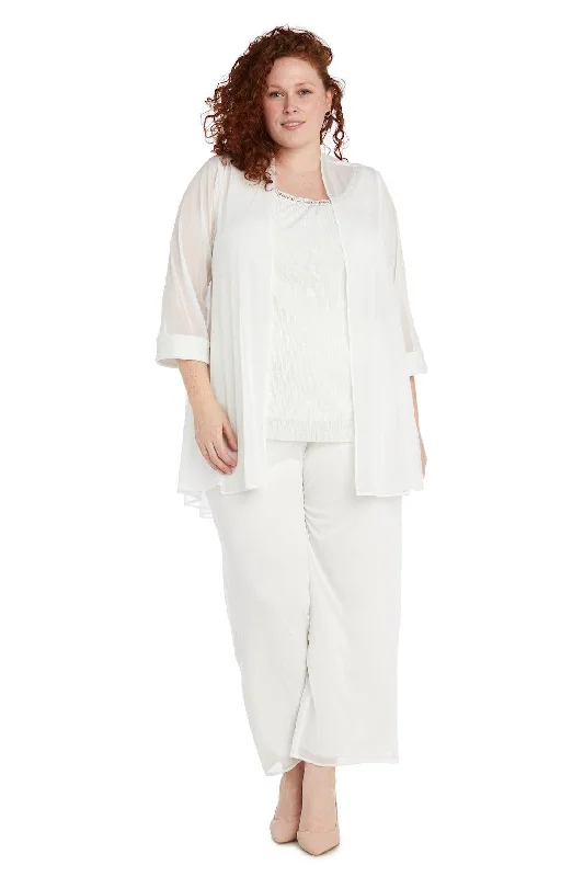 Casual Chic DressR&M Richards 2593W Plus Size Long Formal Pant Suit