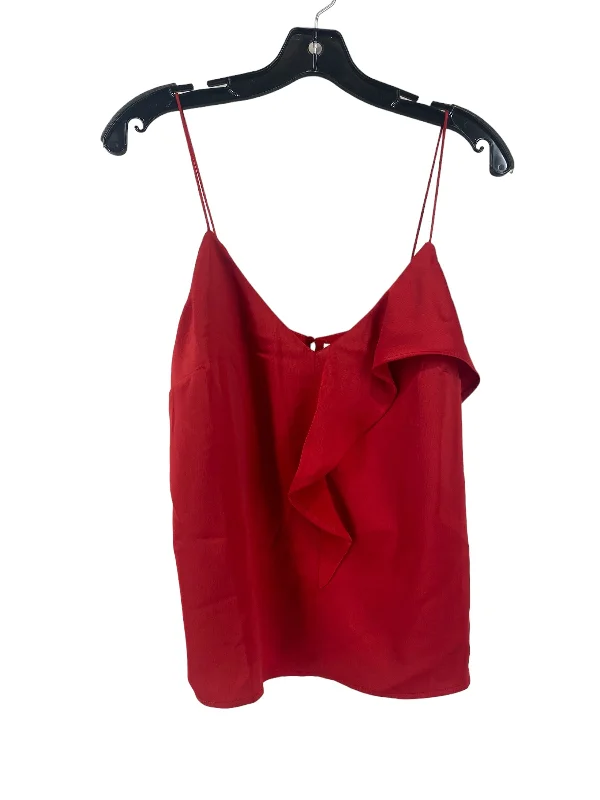 women's body-skimming dressesRed Blouse Sleeveless Lush, Size L