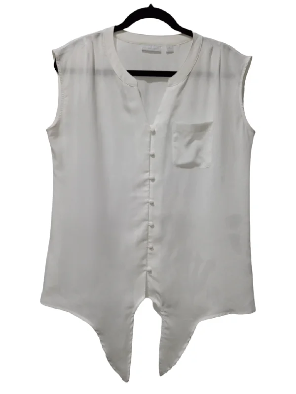 women's flutter-sleeved dressesWhite Blouse Sleeveless New York And Co, Size S