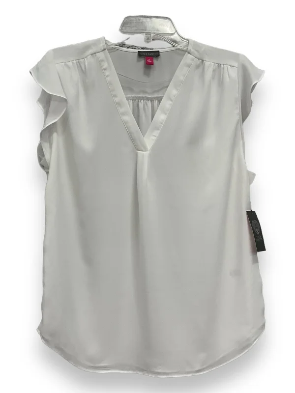 Bow-Tie DressWhite Blouse Sleeveless Vince Camuto, Size S