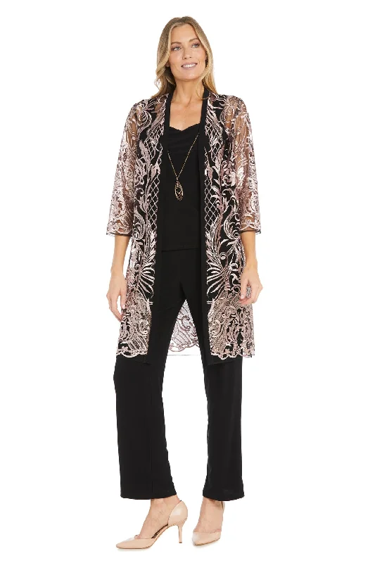 women's maternity dressesR&M Richards 2779 Long Sequin Formal Lace Pant Suit