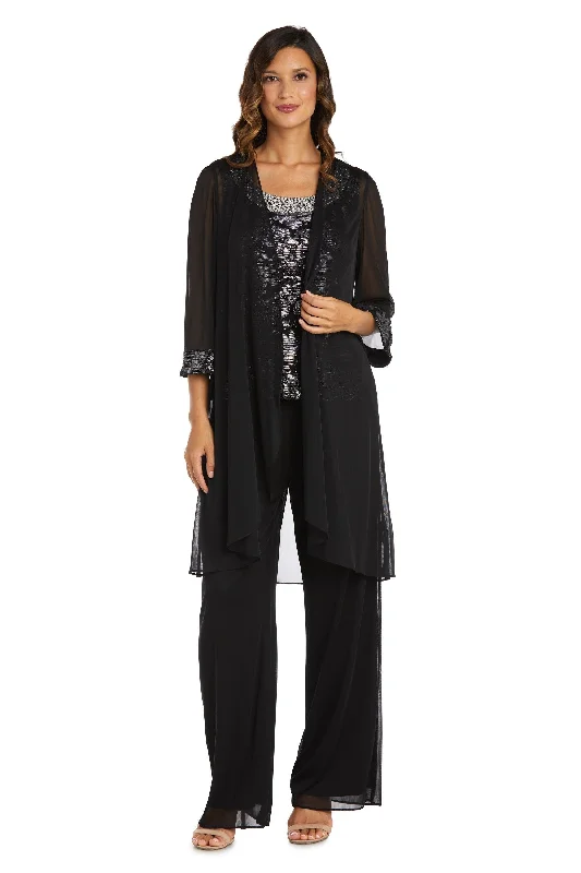 women's club dressesR&M Richards 7676 Formal Beaded Duster Pant Suit Sale